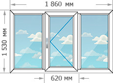 Цены на окно 1860х1530 в доме серии I-515/9